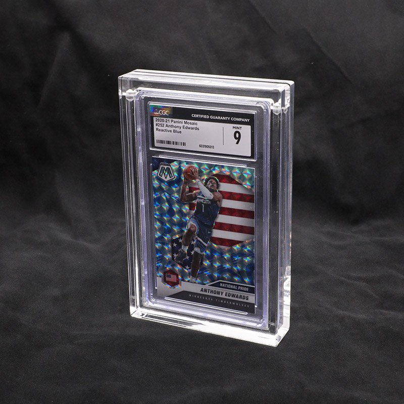 Graded Card Slab laser-etched serial number