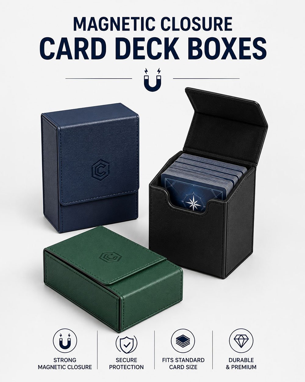 Magnetic Closure Deck Box — Foamgrid neodymium N35-N42